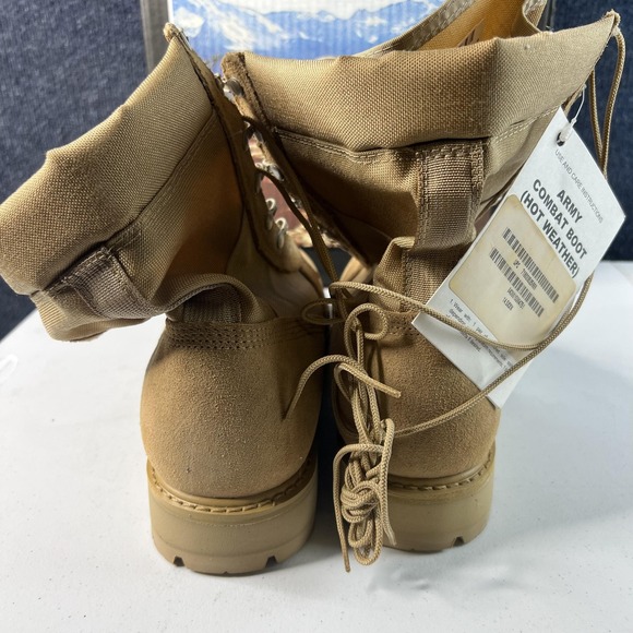 Rocky Army Combat Boots Mens‎ Size 14.5 XXW Desert Tan Hot Weather Vibram USGI main image 5